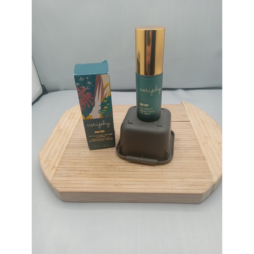 Veriphy 20/20 Eye Cream PhytoGlycogen Peptides Full Size .5 fl oz 15mil NIB‎